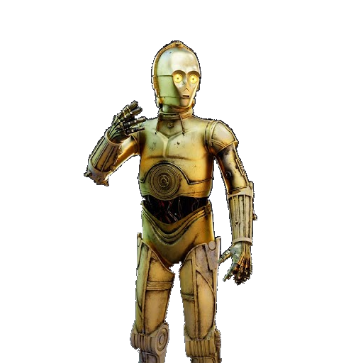 C-3PO in Fortnite Droid Tycoon